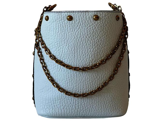 Dior Handbags White Leather  ref.613511