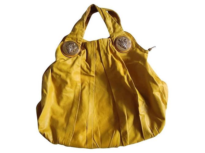 Borsa a mano Gucci in pelle gialla Giallo Senape