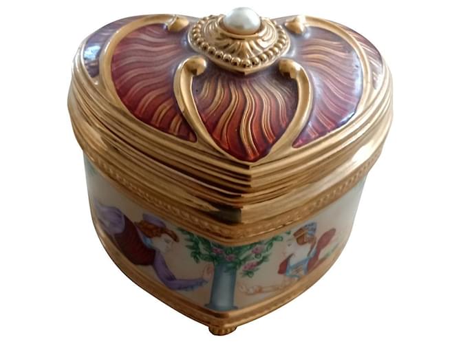 Faberge caixa de música Fabergé, Romeu e Julieta Metálico Cerâmico  ref.613767