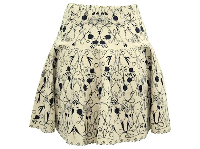 Alaïa Alaia Printed Skirt in Multicolor Viscose  Cellulose fibre  ref.613928