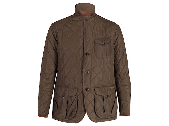 Ralph Lauren Quilted Jacket in Brown Nylon   ref.613942