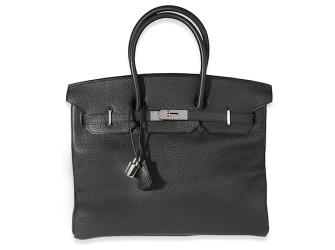 Hermès Hermes Black Togo Birkin 35 PHW Nero Pelle  ref.614042