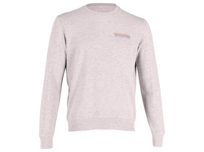 Apc BEIM.P.C. Minimalistisches Sweatshirt aus grauer Baumwolle  ref.614121