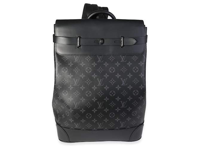 Louis Vuitton Monogram Eclipse Steamer Backpack Black  ref.614253