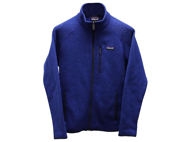 Autre Marque Patagonia Better Sweater Jacket in Blue Polyester  ref.614391