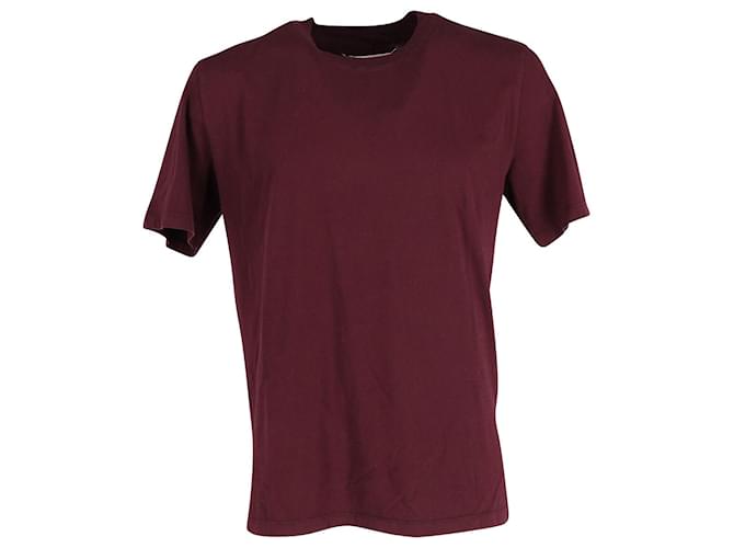 Maison Martin Margiela Maison Margiela Maison Margiela T-Shirt in Maroon Cotton Brown Red  ref.614634