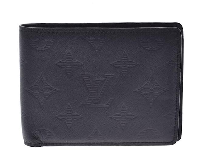 Louis Vuitton Shadow Negro Cuero  ref.614722