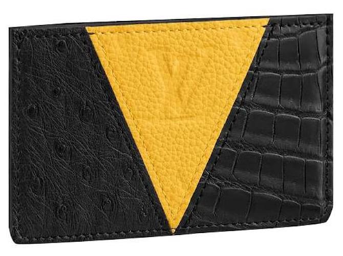 Louis Vuitton LV Card holder exotic leather new Multiple colors  ref.615055