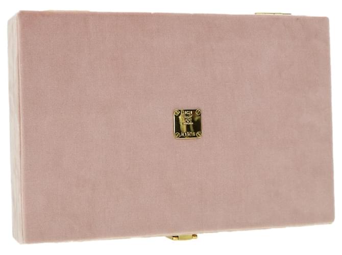 MCM Jewelry Box Velor Pink Auth 30467  ref.615105
