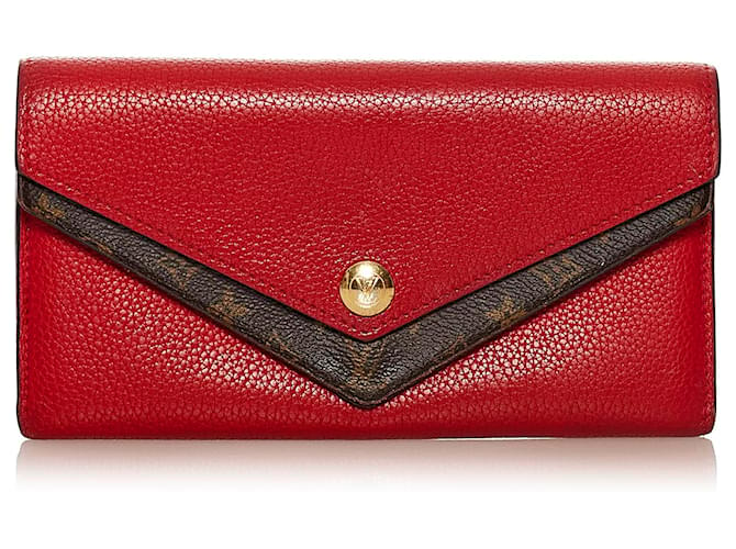 Louis Vuitton Purses, wallets, cases Red Leather ref.1018795 - Joli Closet