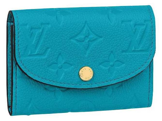 Louis Vuitton Cuir LV Rosalie neuf Turquoise  ref.615452
