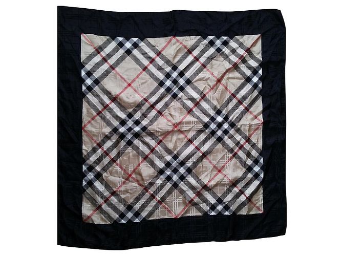 Pañuelo Burberry de seda con estampado check