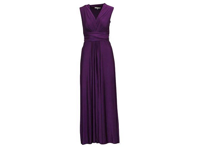 Issa Elegantes lila Maxi-Abendkleid