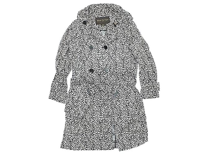 LOUIS VUITTON Trench coat de nylon com estampa de leopardo Louis Vuitton  ref.615975