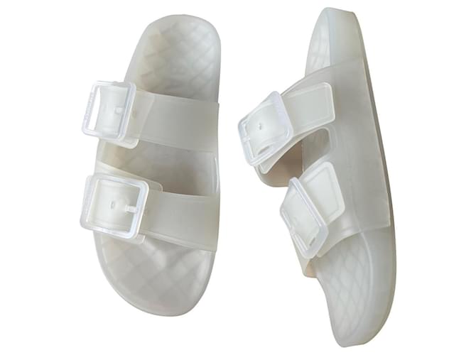 サンダル・ミュール BALENCIAGA FW25 Balenciaga Sandals White (827403 WB2609000) BALENCIAGA | White Men's Sandals | YOOX