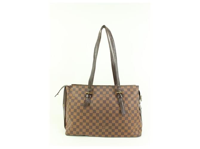 Louis Vuitton Damier Ebene Chelsea Zip Shoulder Bag Tote Leather  ref.616254