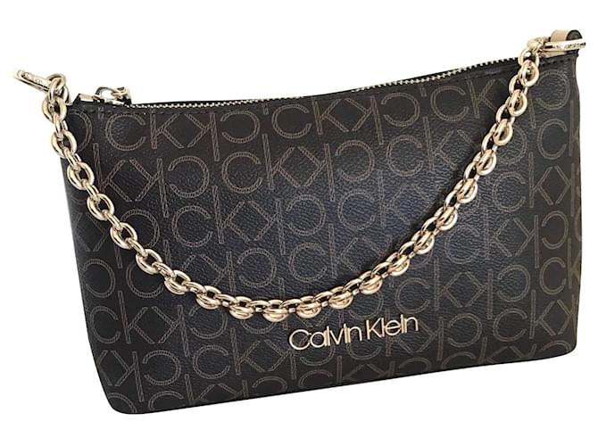 Calvin Klein Handbags Brown Leather  - Joli Closet