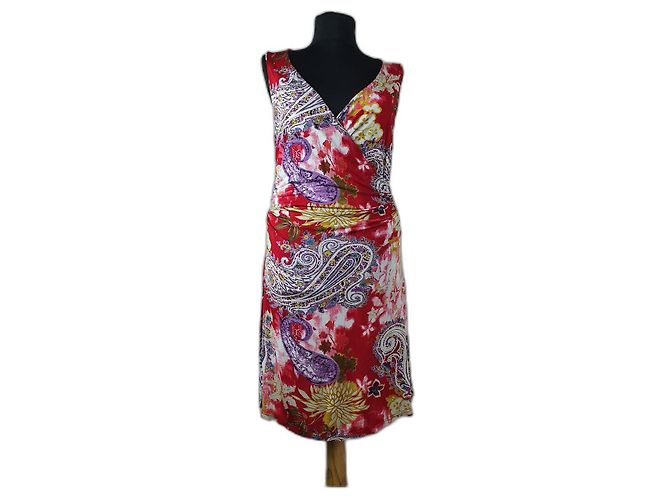Vestido Etro Multicor de Viscose e Elastano