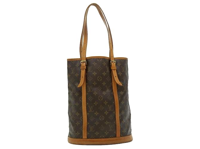 Bucket LOUIS VUITTON Monogramm Eimer GM Umhängetasche M.42236 LV Auth jk2184 Leinwand  ref.616604