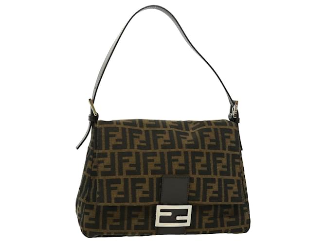 Fendi, Bags, Fendi Bucket Zucca Mama Shoulder Black Bag