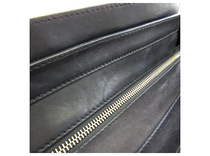 Céline Luggage Black Leather  ref.616923