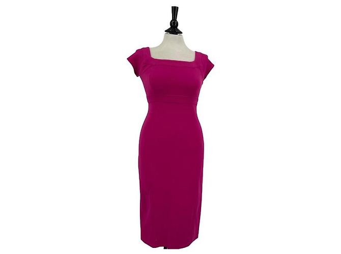 Diane Von Furstenberg DvF Alejetta Viskosestretchkleid Pink Lila
