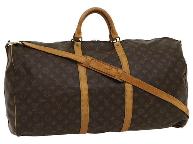 Louis Vuitton Monogram Keepall Bandouliere 60 Boston Bag M41412 LV Auth  ar9464 Cloth ref.996932 - Joli Closet