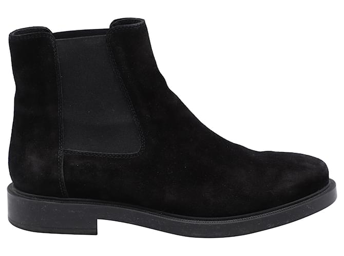 Tod's Ankle Boots in Black Suede  ref.617331