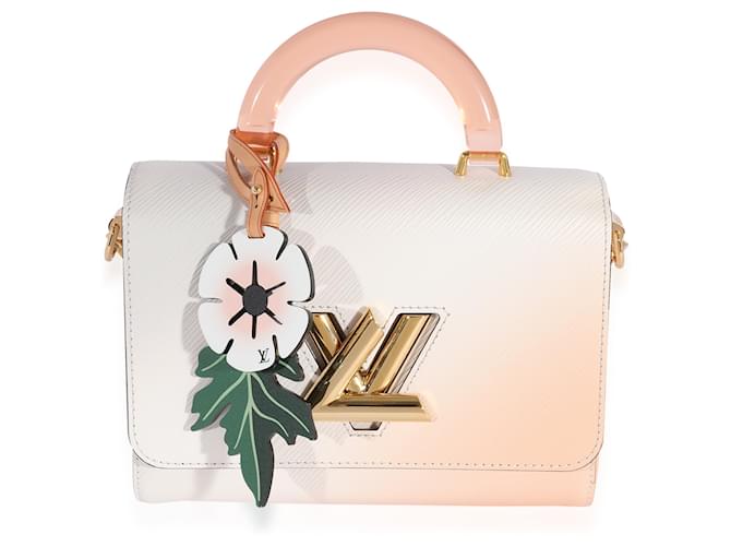 Louis Vuitton Pink Gradient Epi Twist Mm Top Handle Bag Leather