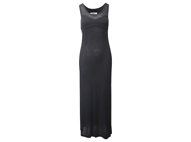 Maison Martin Margiela Maxi Dress in Black Viscose  Cellulose fibre  ref.617761
