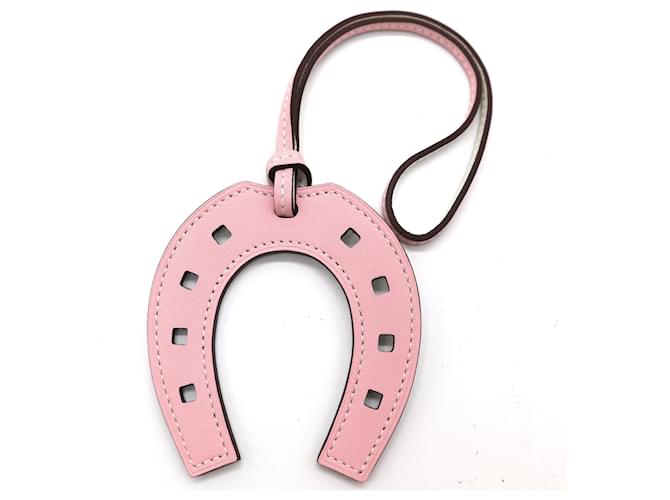 HERMÈS  Accessories Pink Leather  ref.617939