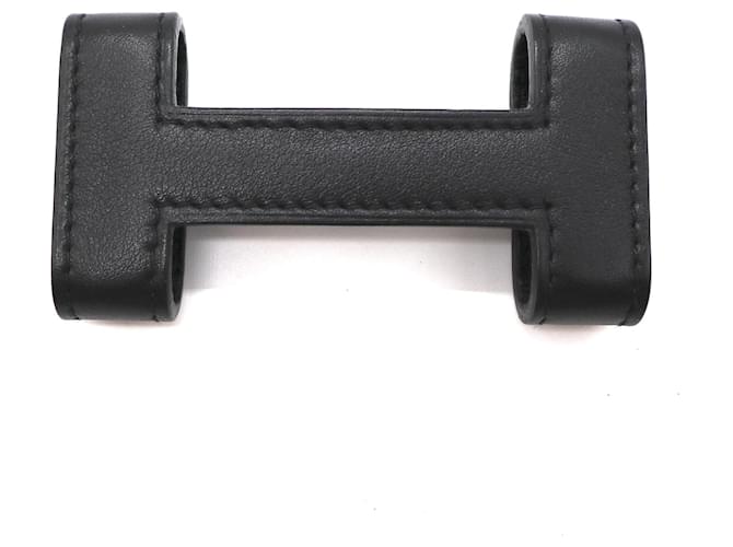 HERMÈS  Accessories Black Leather  ref.617947