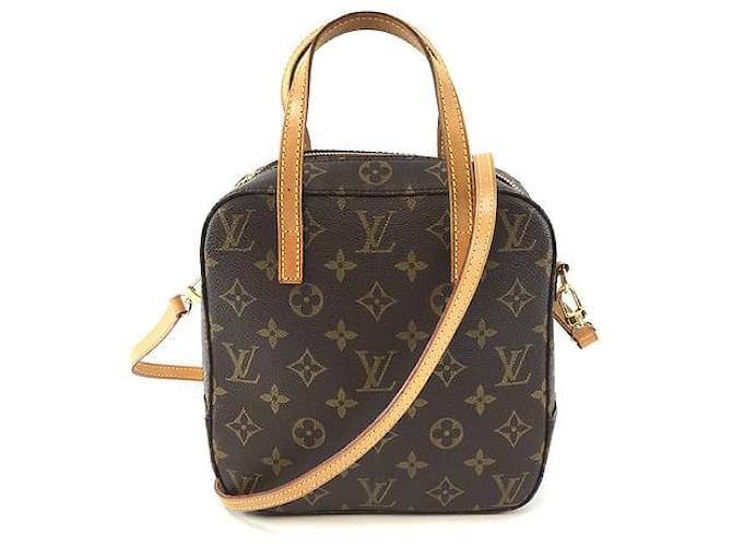 Louis Vuitton Spontini Bags Brown Leather  ref.618258