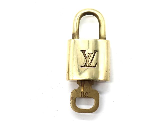 Pre-owned Louis Vuitton Bag Charm In Metallic