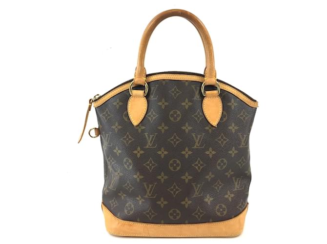 Louis Vuitton Lockit Vertical MM Bags Brown Leather  ref.618444