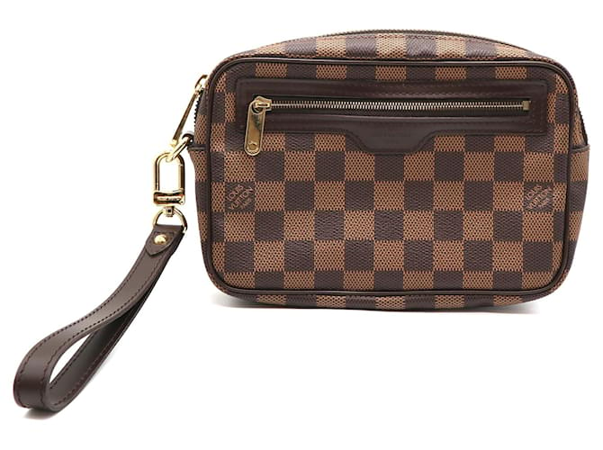 Boulogne leather crossbody bag Louis Vuitton Brown in Leather