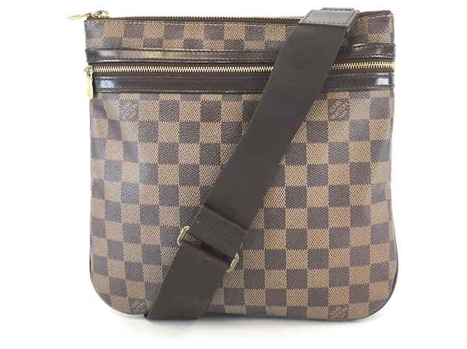Louis Vuitton Bosphore Pochette PM Bags Brown Leather ref.618659 - Joli  Closet