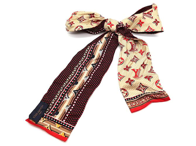 Louis Vuitton Scarf Red And Gold