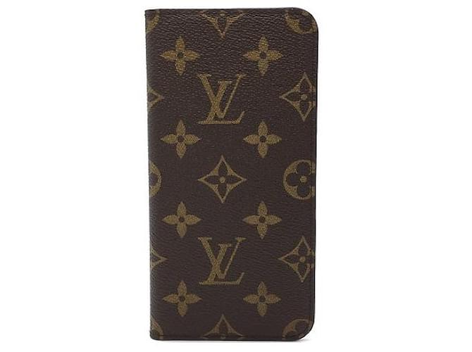 Louis Vuitton-Accessoires Braun Leder  ref.618823