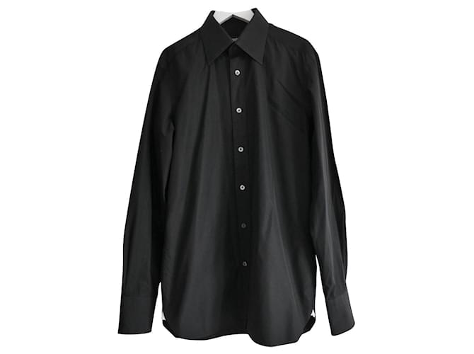 Tom Ford Black Cotton Shirt  ref.619067