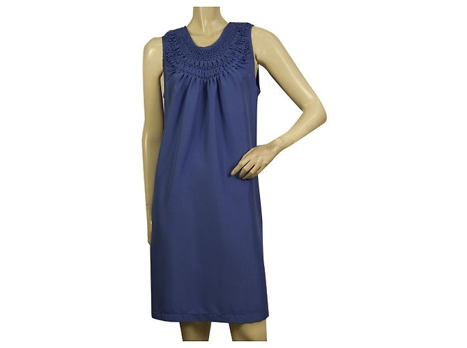 Autre Marque S'NOB roxo acima do joelho vestido sem mangas tamanho M