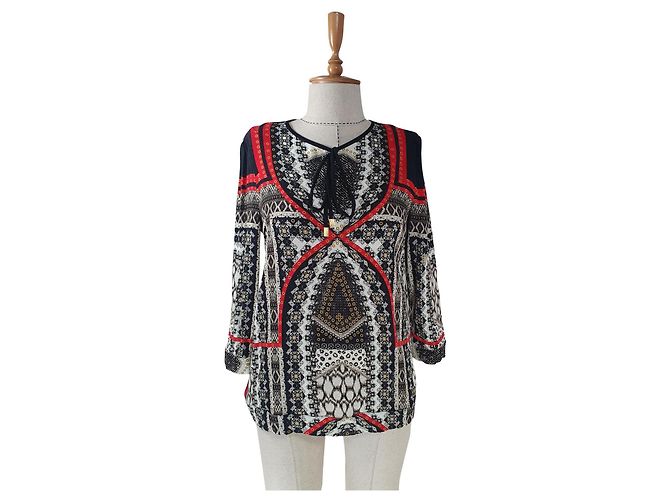 Camicetta Roberto Cavalli in Viscosa Multicolore