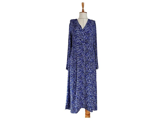 Autre Marque 2ND Day Kleid aus violetter Viskose Lila