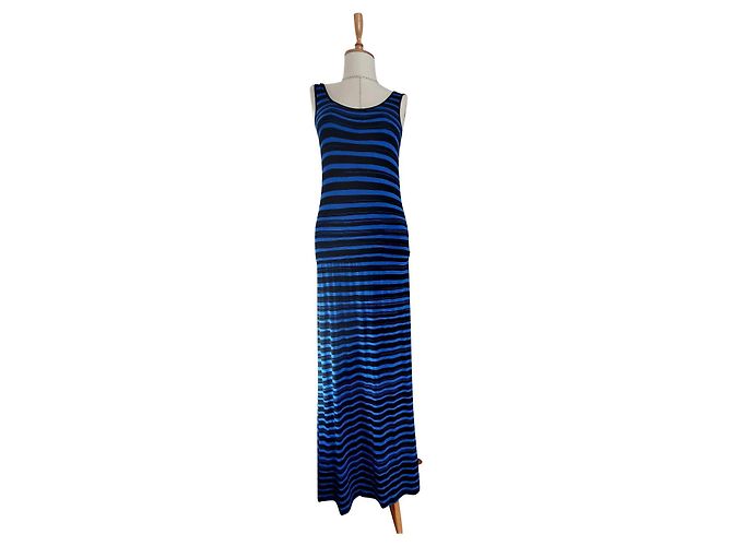 Abito lungo Michael Kors blu Nero