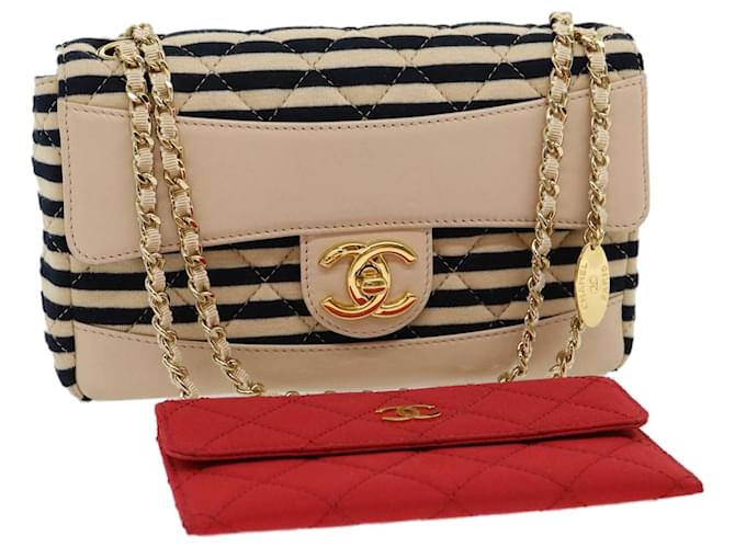 Chanel Timeless Beige Cotton  ref.619480