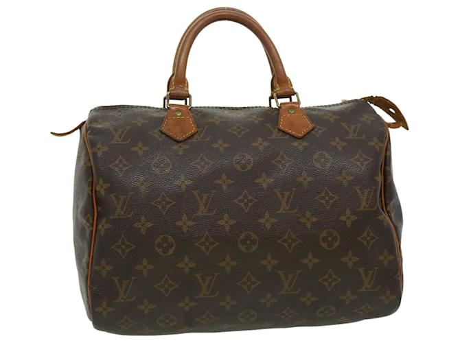 Louis Vuitton Monogram Speedy 30 Hand Bag M41526 LV Auth bs1599 Cloth  ref.619922