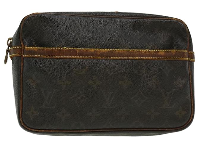 Louis Vuitton Monogram Compiegne 23 Pochette M51847 LV Auth bs1639 Tela  ref.619940