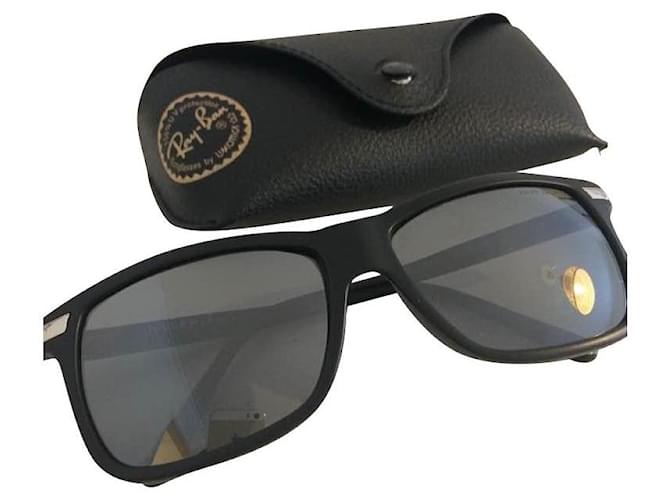 Sunglasses Ralph Lauren Black Red Synthetic  ref.619980