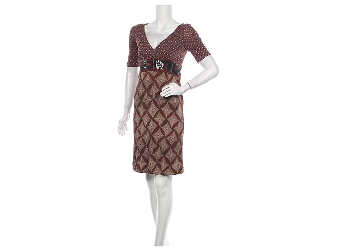 Vestido Maliparmi de viscosa Multicolor