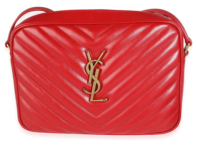 Saint Laurent Lou Camera Bag - Red